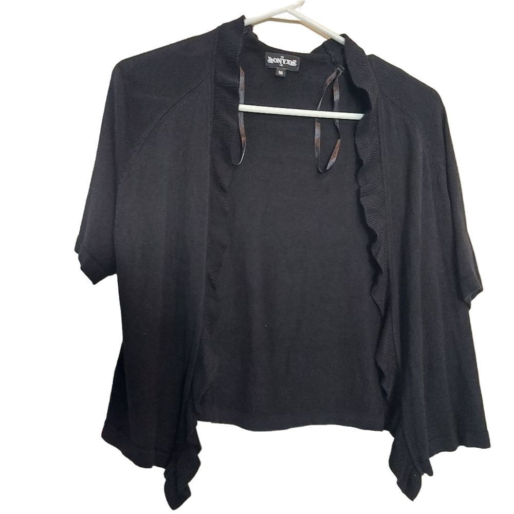 Onyx Short sleeve Cardigan Size Medium
